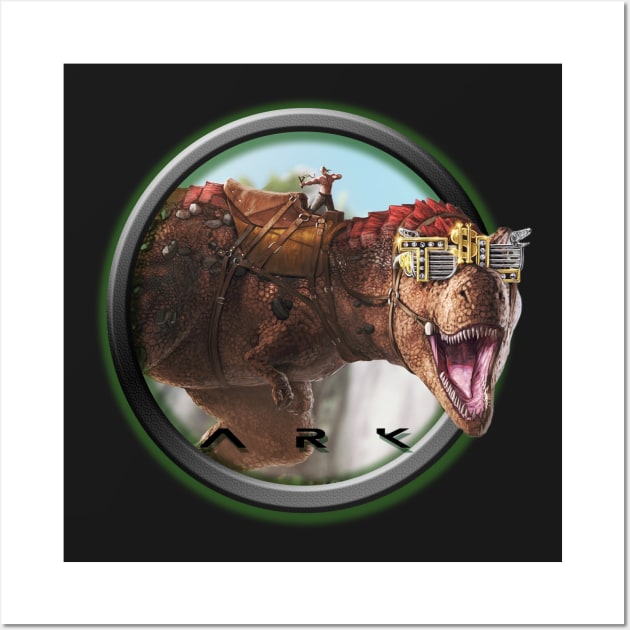 Ark Survival Evolved Trex Wall Art by chrisioa